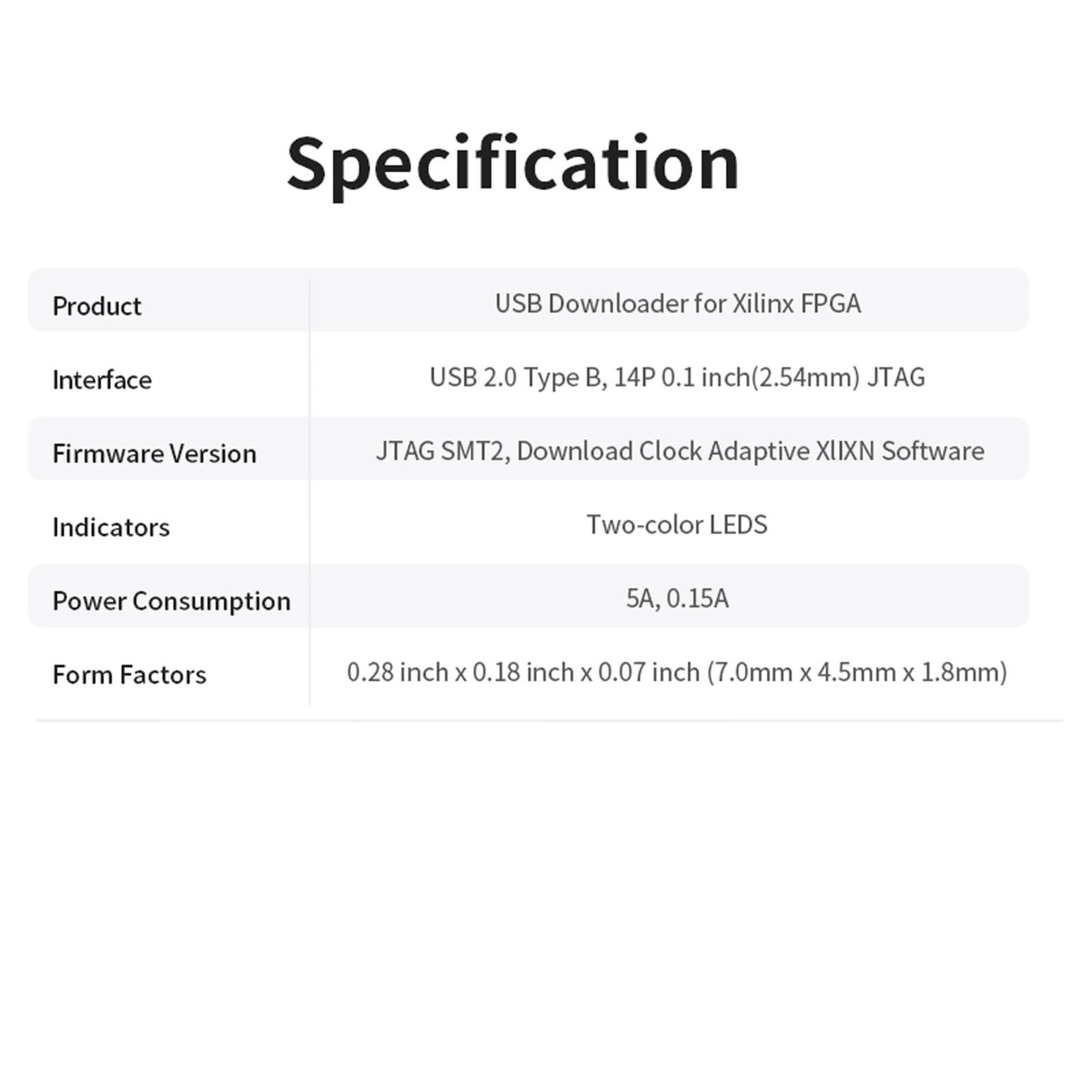 Puzhi PZ-DownLoad-X USB DownLoad For Xilinx FPGA Chips
