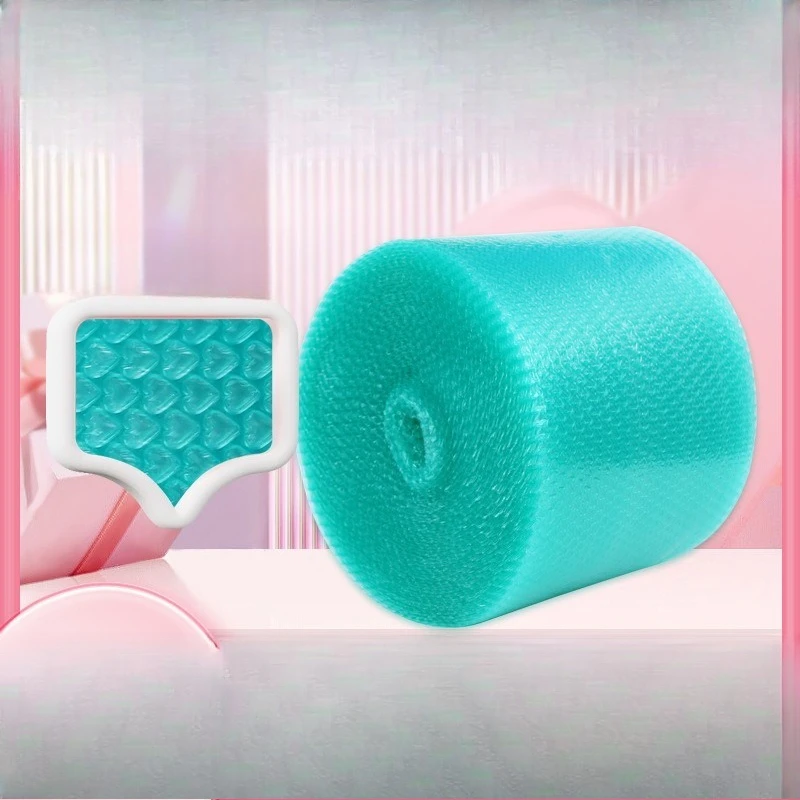 Colored Love Heart Bubble Wrap Roll Thickened Shockproof Air Cushion Film Gift Express Packing Foam Paper Shipping Supplies