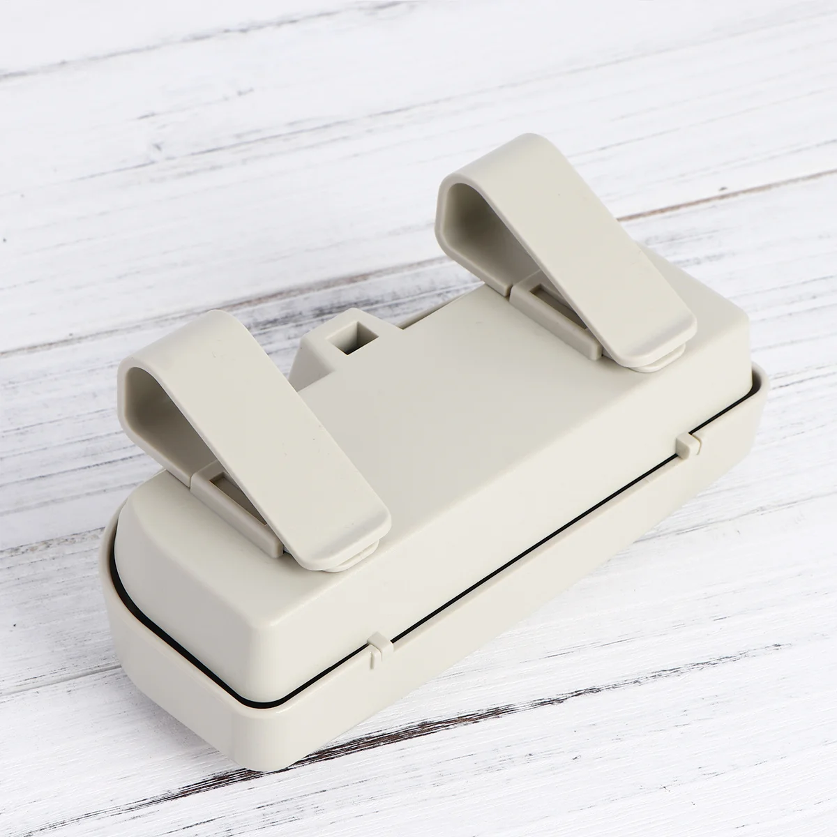 

Car Sunglasses Holder Case Abs Plastic Storage Box For Sun Visor One Hand Use Grey Vehicle Glasses Holder Car Sunglass Case