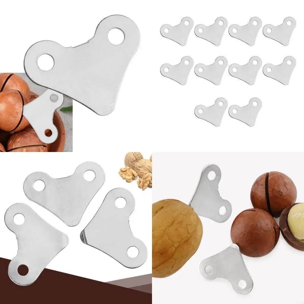 F19B Stainless Steel Nut Opener Small And Travel Friendly Designs Opener Safe And Efficient For Children And Elderly Users