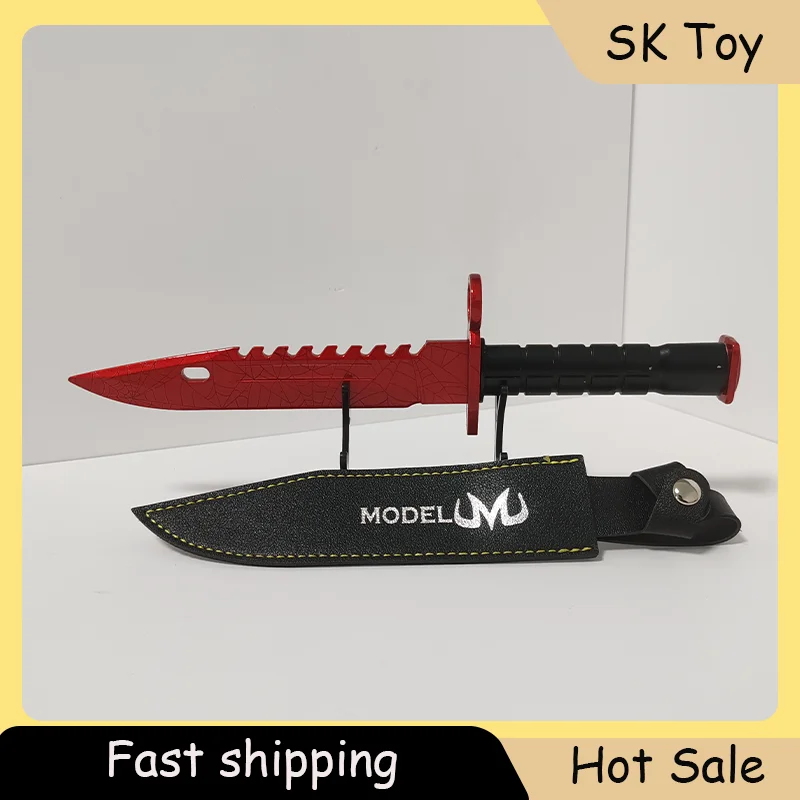 

26cm/10.23inch GO’S Game Peripherals M9 Legend Tactical Knives Toy Sword Safe Not Sharpened All Metal Crafts Decorations
