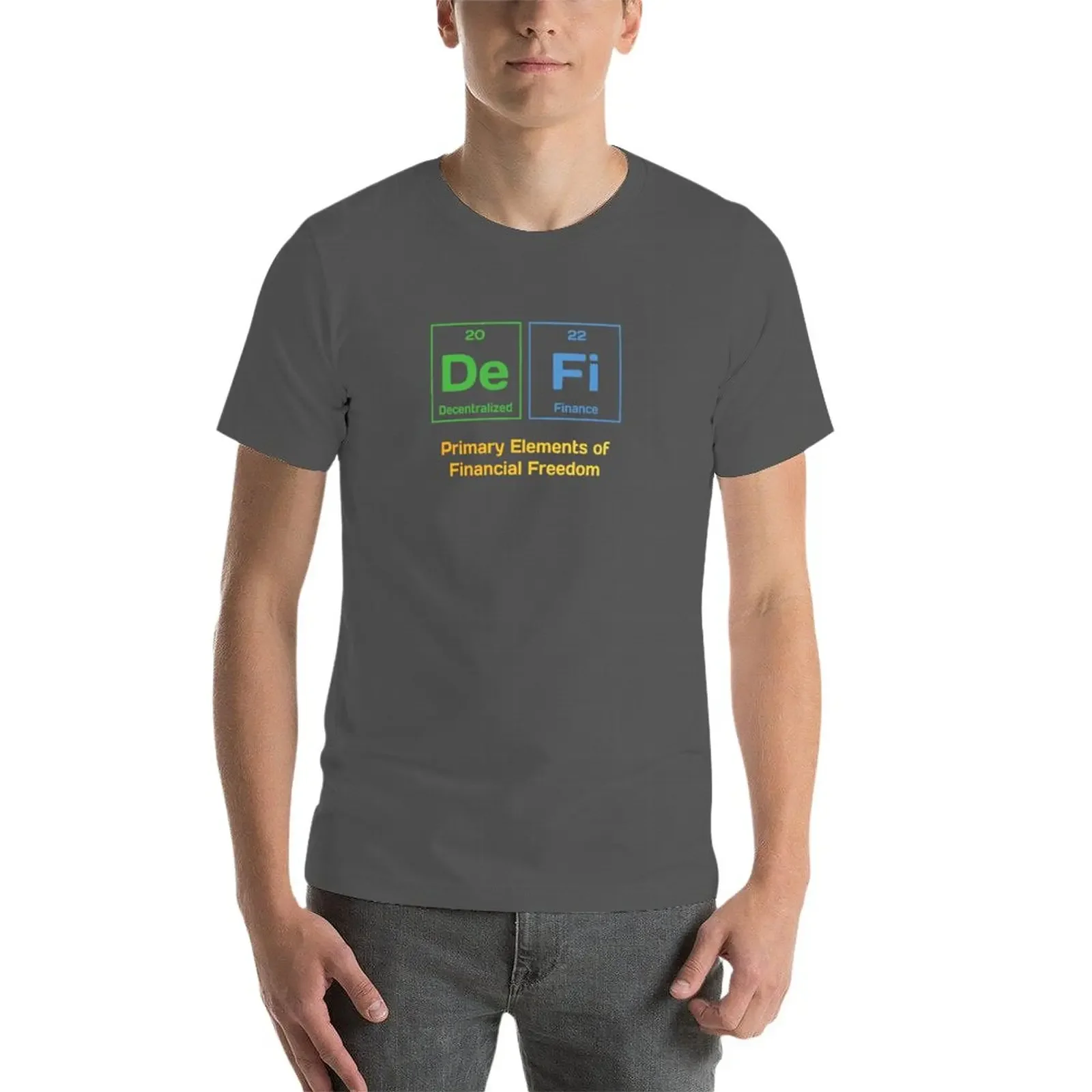 Decentralized Finance - DeFi Bitcoin Crypto Fan T-Shirt plain plus sizes plain black t shirts men