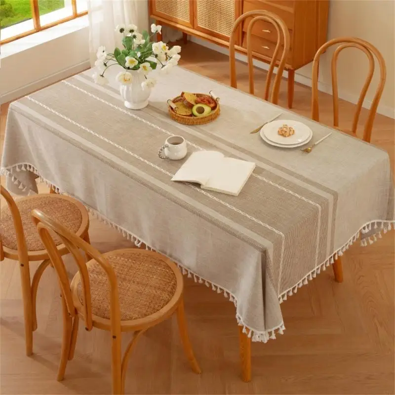 Tablecloth Long Table Runner Special Tight Weave Structure Resists Spills And Particles Effectively 87HA
