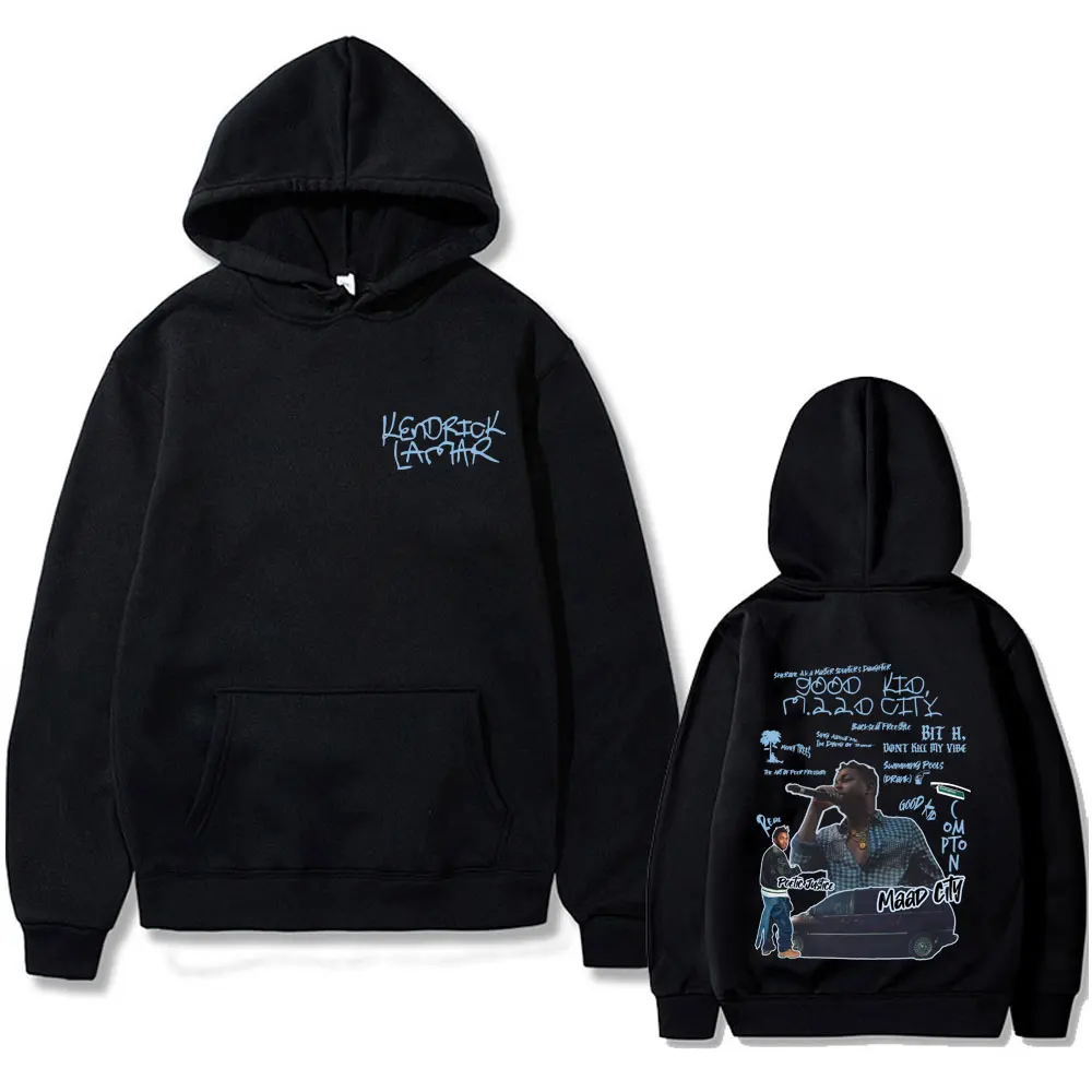 

Rapper Kendrick Lamar Good Kid Hoodie Men Women Hip Hop Fashion Pop Music Sweatshirt Unisex Casual Vintage Oversized Pullover