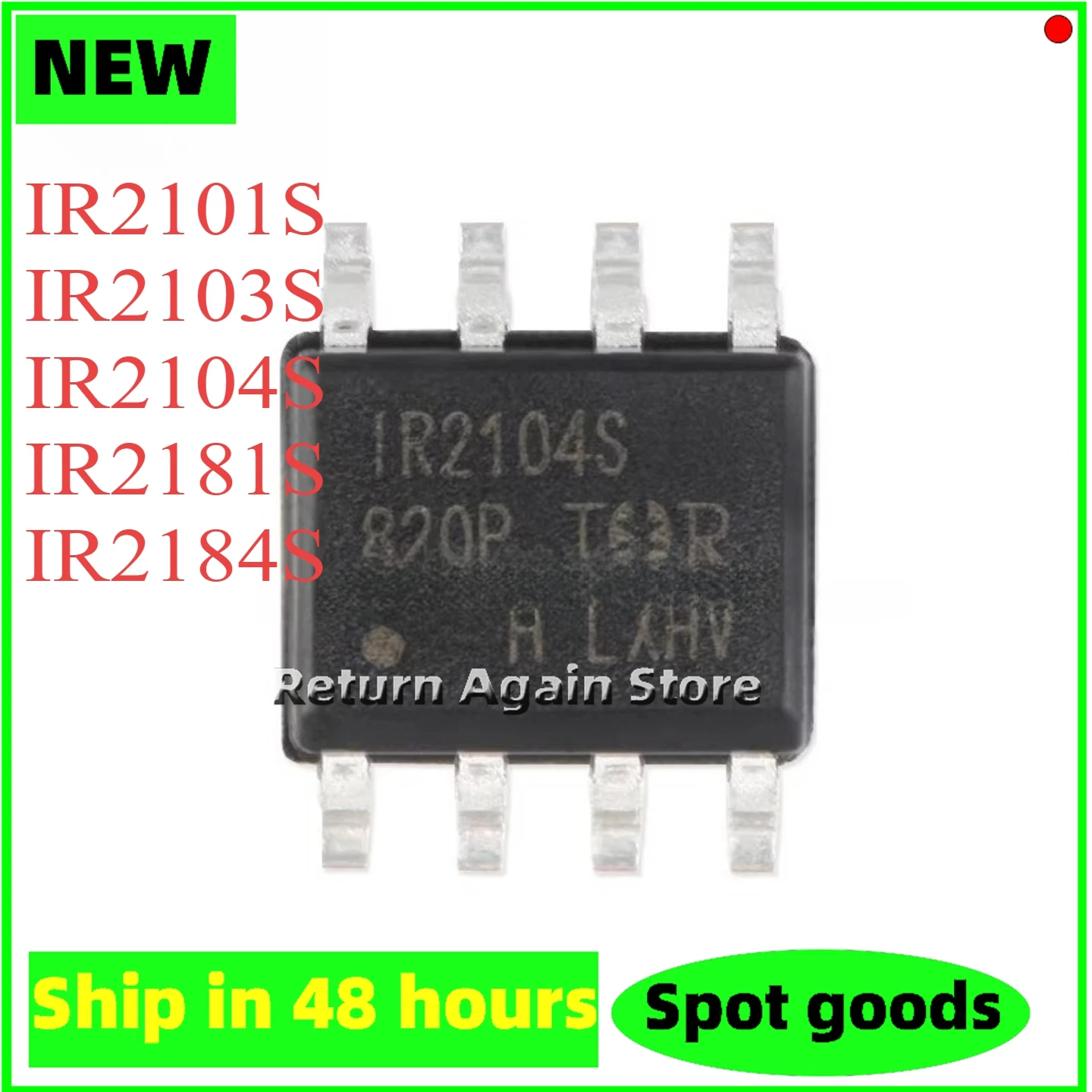 

10PCS/LOT SOP-8 IR2101STRPBF silkscreen new original IR2103STRPBF IR2104STRPBF IR2181STRPBF IR2184STRPBF SOIC8