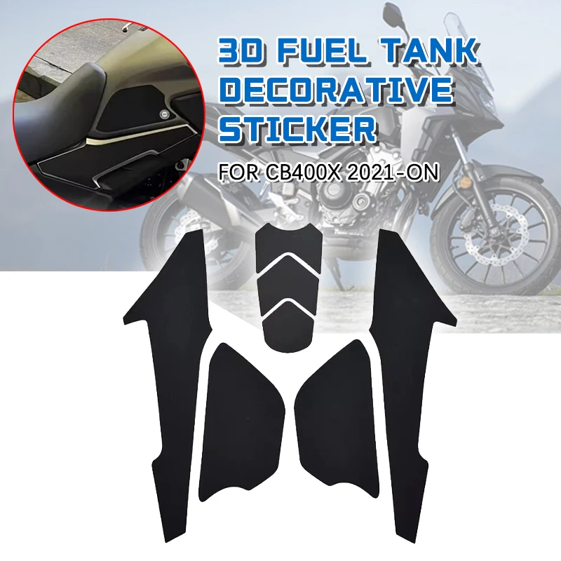 For CB400X 2021-ON Motorbike PVC Anti slip Tank Pad Sticker Gas Knee Grip Traction Side Protector Pad For HONDA CB500X 2013-2021