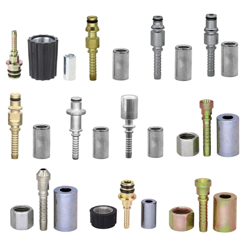 

Professional High Pressure Hose Mount Connector set High Pressure Washer Hose Insert Fittings Car Washer Accessories