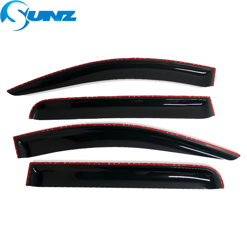 Door Visor For Mitsubishi Triton MQ MR L200 2015 2016 2017 2018 2019 2020 2021 2022 Side Window Deflectors Sun Rain Guard SUNZ