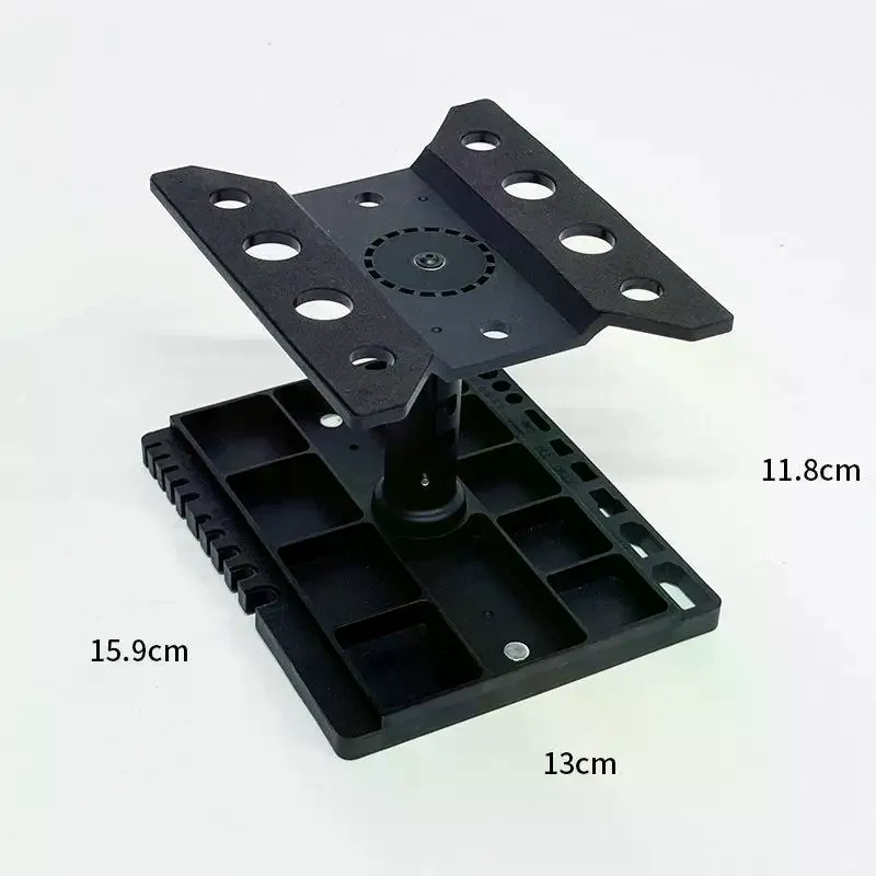 RC Car Repair Stand Workbench 360° Rotatable Lockable with Tool Storage for Adult RC Hobby Enthusiasts Use