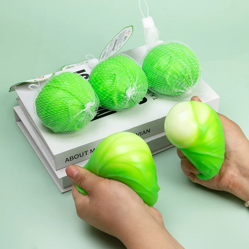 2026 New Simulated Vegetable Shaped Decompression Toy Prank Gift Made Of Pvc Material Comfortable To Touch Regulating Emotions