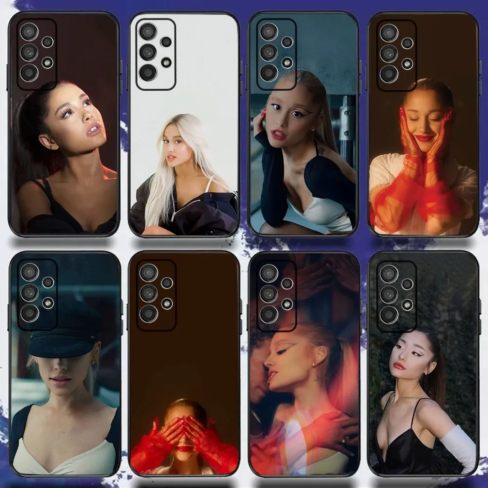 

A-Ariana G-Grande Yes And Phone Case For Samsung S24,S21,S22,S23,S30,Ultra,S20,Plus,Fe,Lite,Note,10,9,5G Black Soft Cover