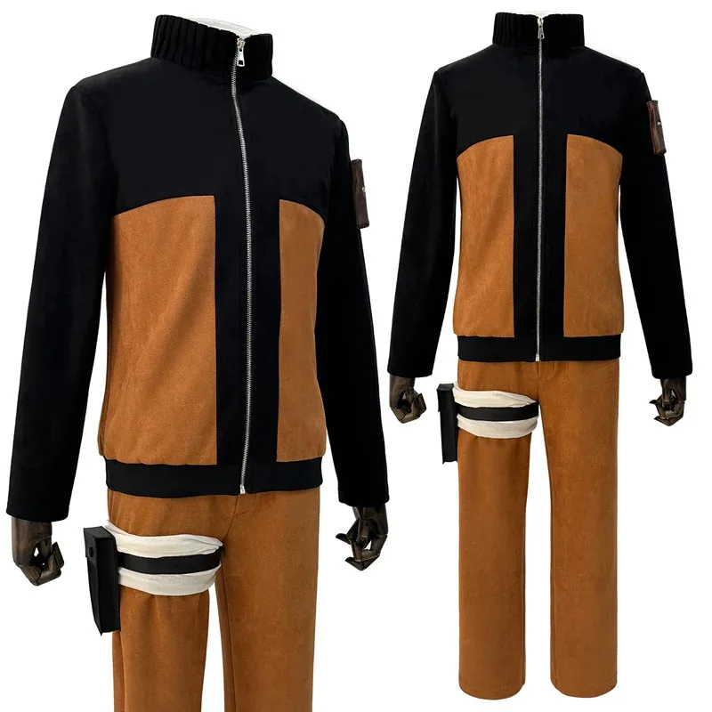 

HOLOUN Anime Uzumaki Cosplay Costume Adult Version Top Pants Headdress Christmas New Year Gift Cos Convention