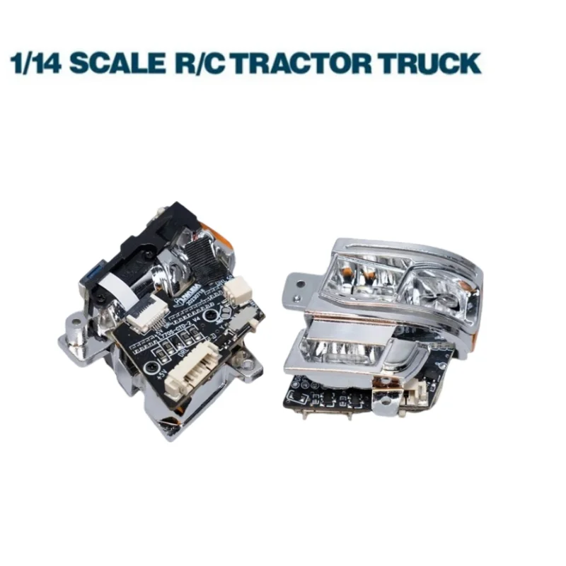 

RC 1/14 Led 5v Headlight Lighting System Lamp For 1/14 Tamiya Rc Truck 770s 8x4 56368 56371 Nooxion Mfc-03 M24 Car