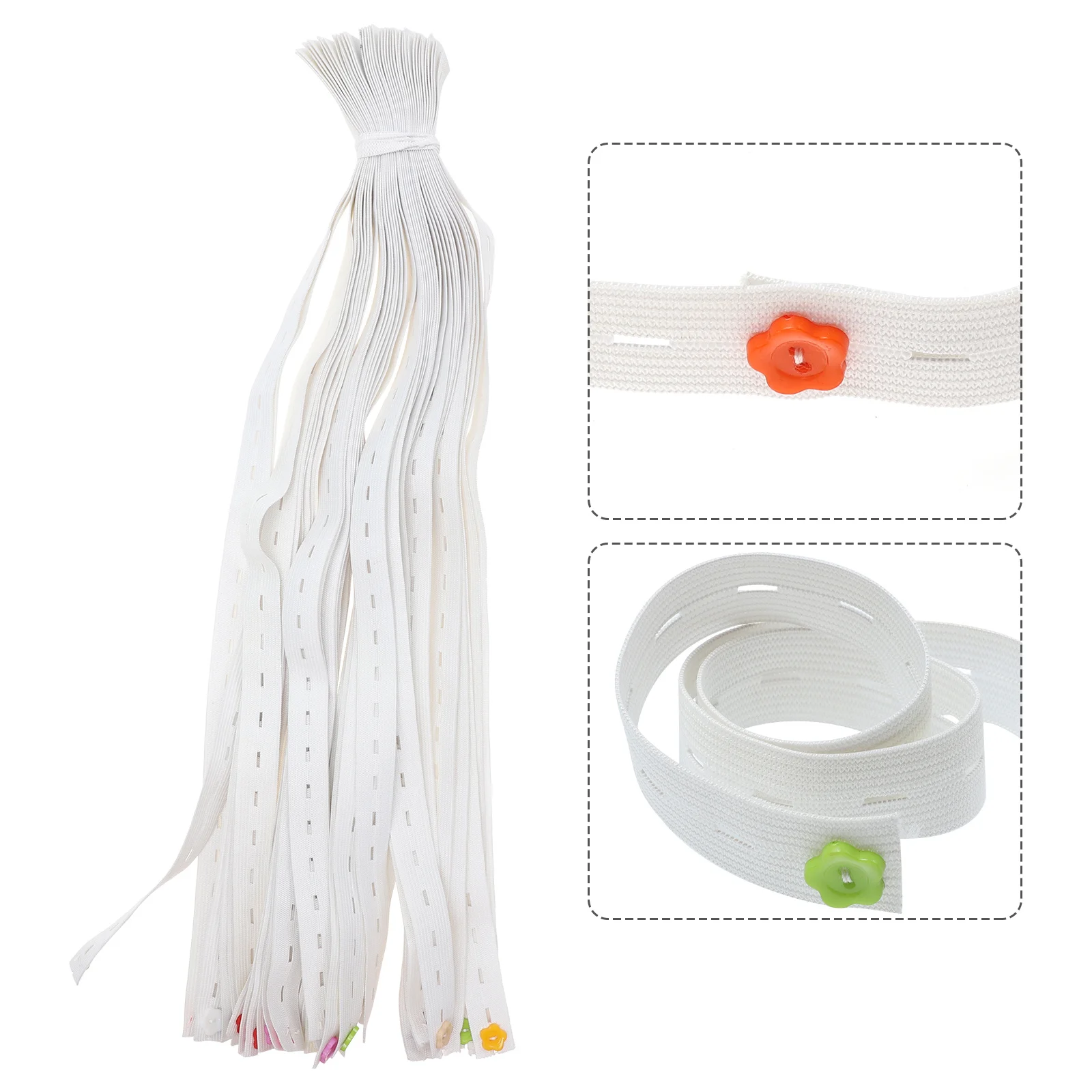 40 قطعة حفاضات ثابتة مشبك لينة حزام تثبيت قابل للتعديل للأطفال والحيوانات الأليفة لا دبوس شرائط حفاضات أحزمة سهلة الاستخدام الرضع #4