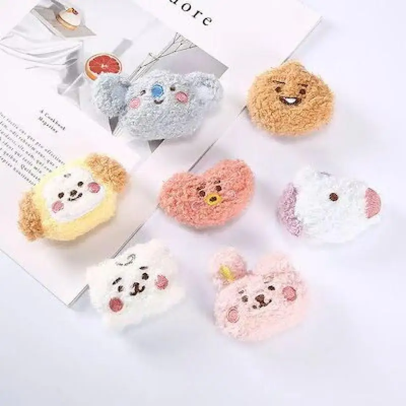 Anime Cartoon Bt21 Tata Chimmy Cooky Diy Brooch Y2K Creative New Plush Doll Accessories Hair Accessories Gift for Friends