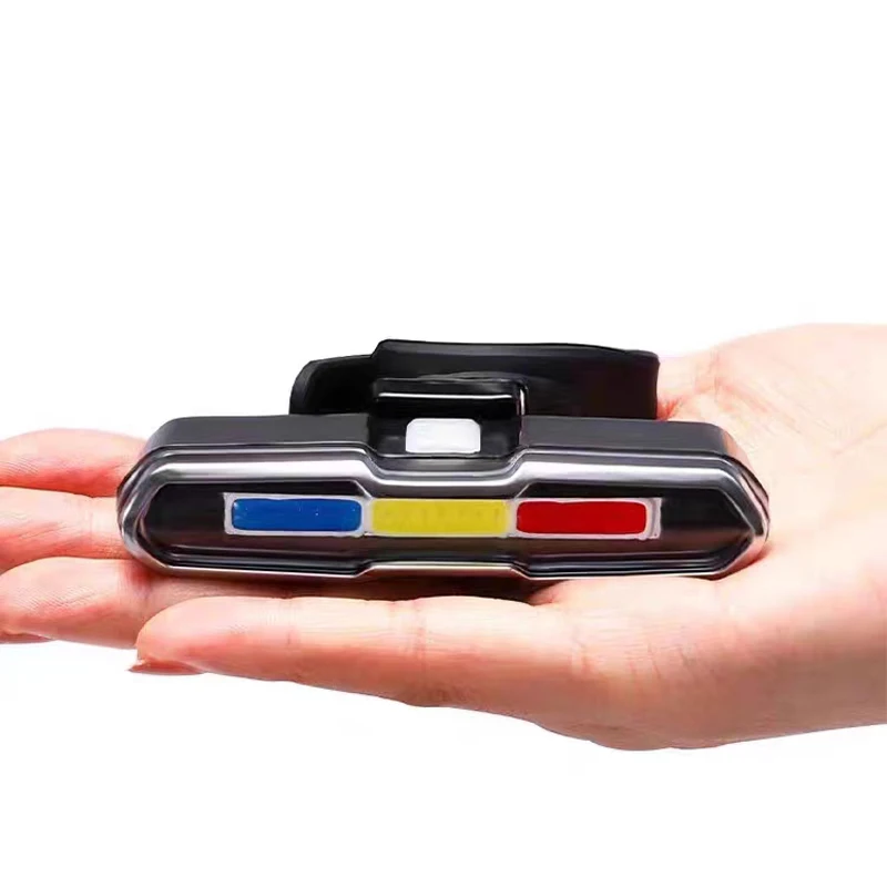 Feu Arrière Vélo LED Rechargeable USB - Super Lumineux, étanche, 12h Autonomie, Fixation Selle