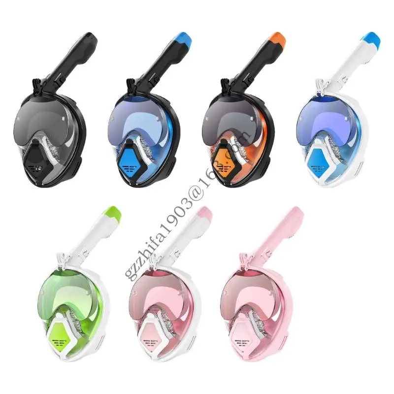

Underwater Scubas Whole Face Snorkel Mask Snorkeling Diving Mask AntiLeak .A5KC