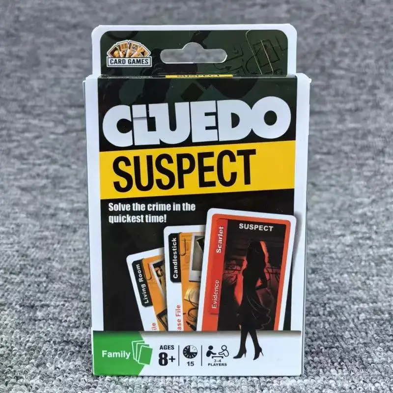 Cluedo Card Game Classic Mystery Game Entertainment Multiplayer Interactieve Kaarten Board Game Cards