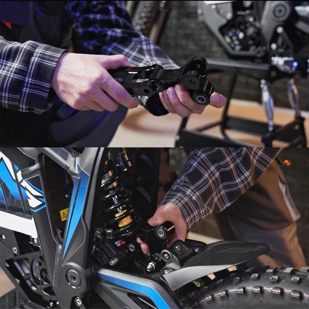 ربط التعليق الخلفي الربط الخلفي صدمة جبل دراجة نارية الملحقات ل Talaria Sting MX3 MX4 الألومنيوم دراجة ترابية كهربائية