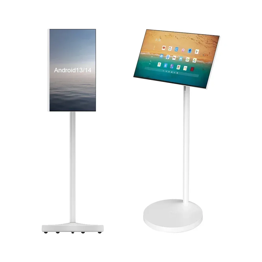 Smart TV portátil e móvel com tela grande de 23,8 polegadas Smart TV