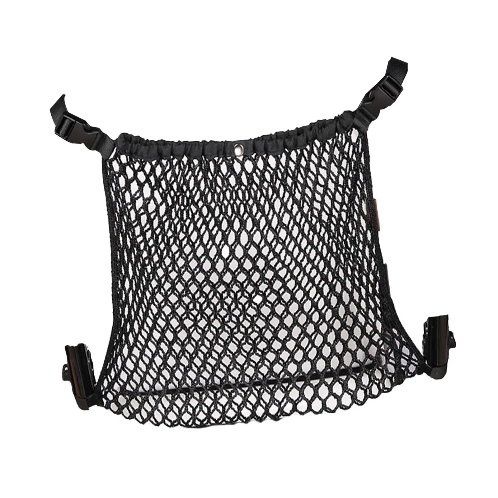 Baby Trolley Mesh Net Pocket Infant Stroller Mesh for Toys and Snacks Water Cups