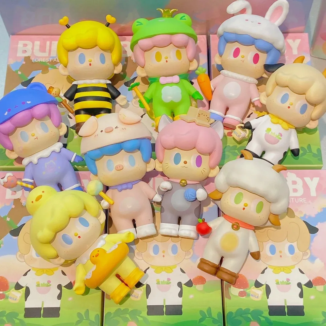 

Подлинная загадочная коробка BUNBY, лесные приключения, Tide Play, слепая коробка, милая мини-фигурка, украшение, подарок-сюрприз на день рождения и праздник