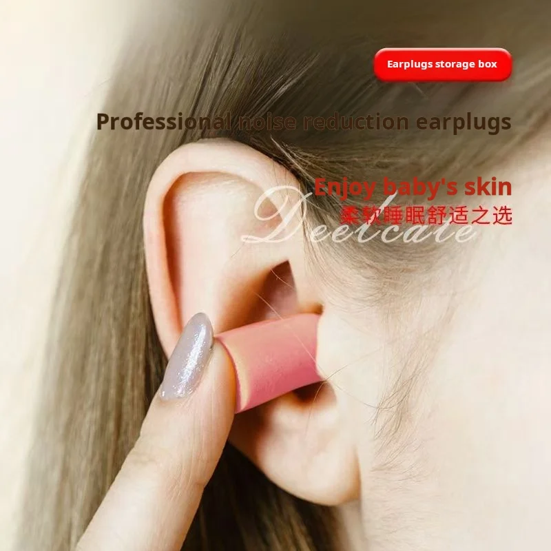 Professional Noise-anceling Earplugs, Enjoy Baby-Skin-Ike Softness, The Comfortable Choice For Sleep, Quieter For More Peacefu