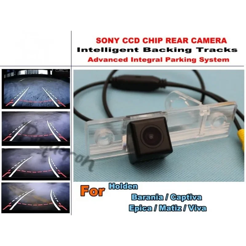 For Holden Barania / Captiva / Epica / Matiz / Viva Smart Tracks Chip Camera HD CCD Intelligent Dynamic Rear View Camera