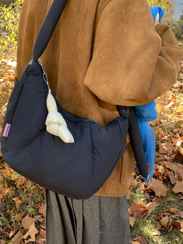 

Bla Dumpling ape Large Capaci Casual Crossbody Bag Women's Single oulder Sling Bag Lightweight Faion Autumn Winter ...