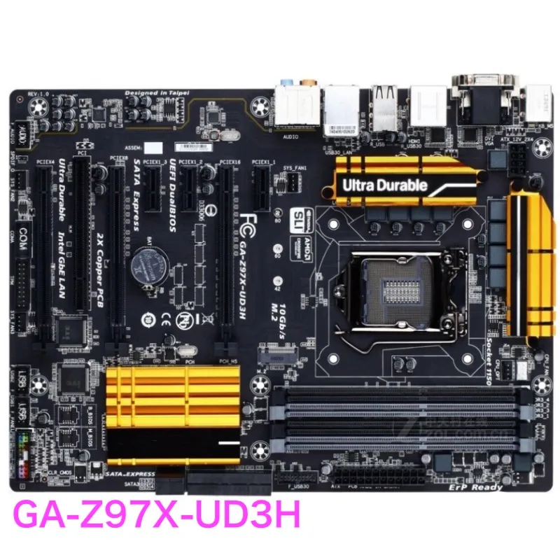 

Материнская плата для Gigabyte GA-Z97X-UD3H 32 Гб LGA 1150 DDR3 ATX, системная плата 100% протестирована, ОК, Полная работа