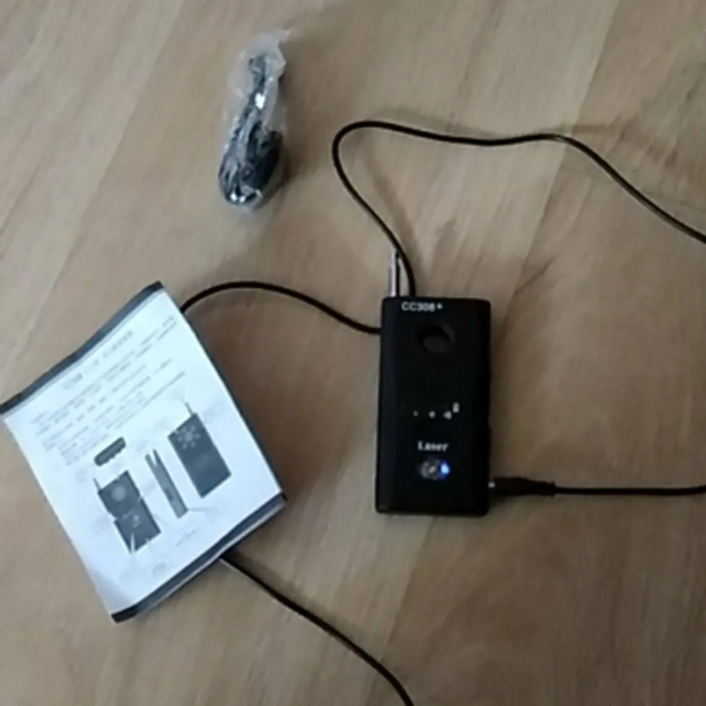 Multifunctionele Draadloze Camera Lens Signaaldetector Cc308 + Radiogolfsignaal Detecteren Full-Range Wifi Rf Gsm Scanner
