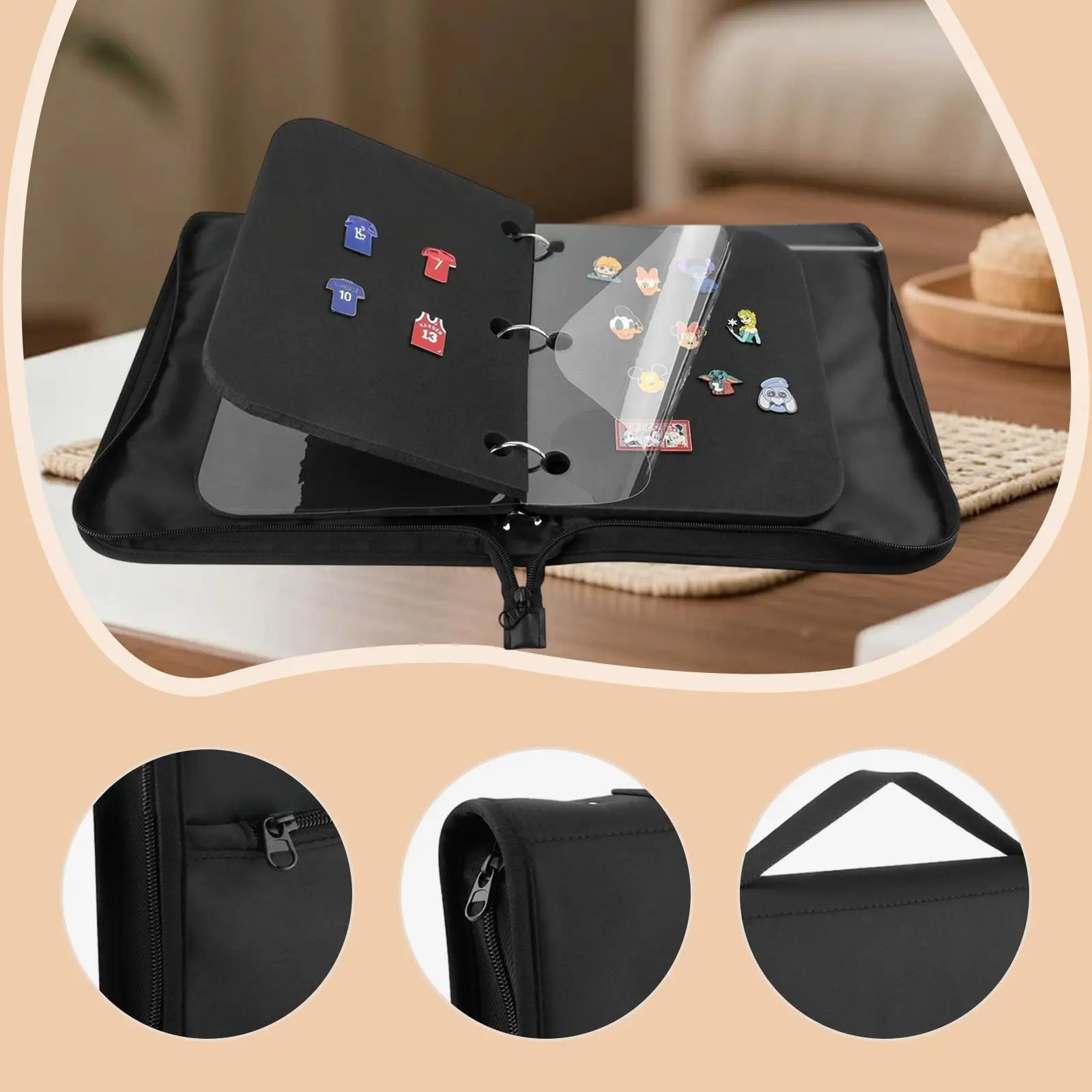 エナメルピンコレクションケース-実用的なディスプレイボード保護