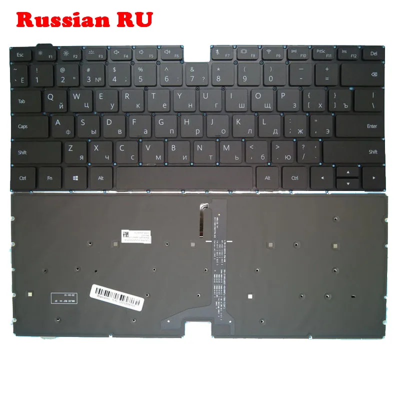 

Laptop RU/US/UK/TI/GR Keyboard For HUAWEI MateBook D 16 HVY-WAQ9 HVY-WAP9 Black With Backlit