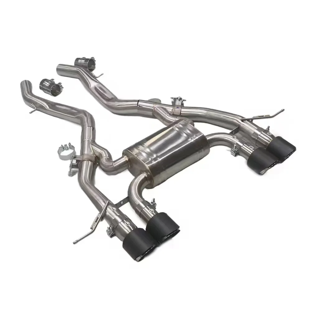 Vss Stainless Steel Exhaust Pipes forG80/G82/G87/M2/M3/M4/G8x Mirror Polished 1mm Thick 3-Year Warranty Inlet 2