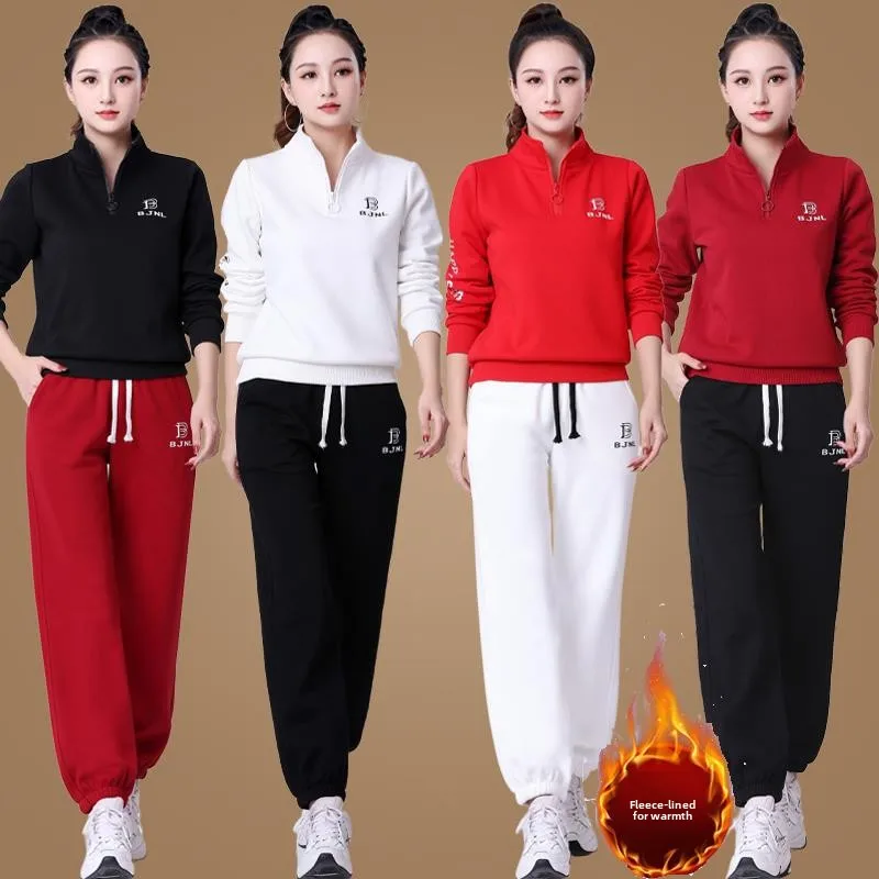 thickened-fleece-autumn-winter-new-style-fitness-dancewear-set-women's-sportswear-square-dancing-outfit-half-zipper-long-sleeve