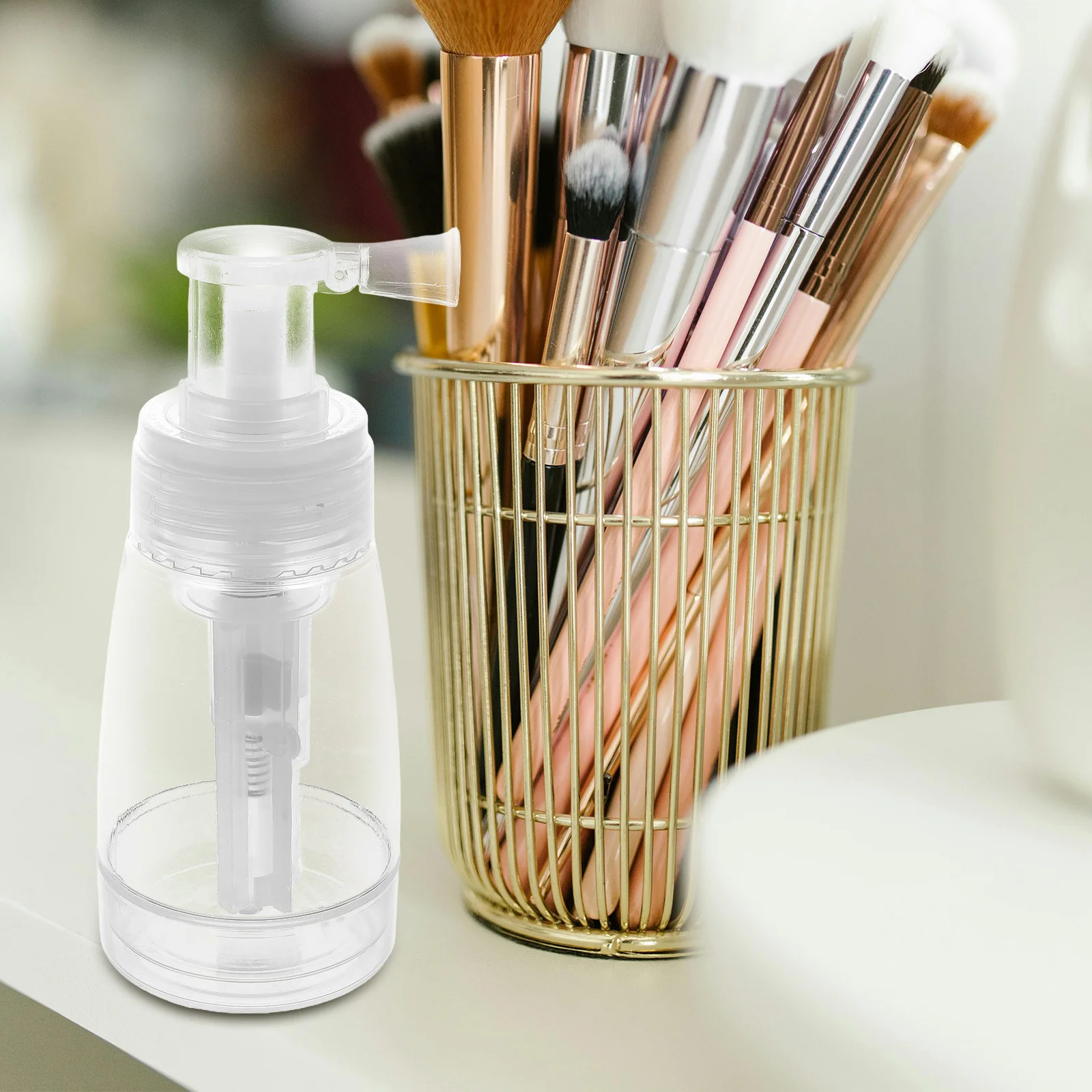 

180Ml Powder Dispenser Plastic Bottle with Spray Mechanism for Kitchen Talcum Flour Sugar Lightweight Refillable