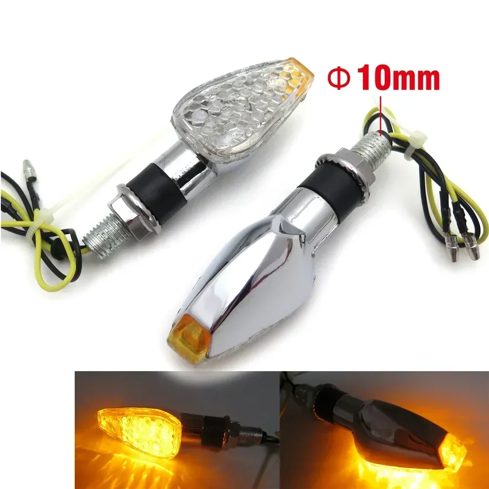 

LED Motorcycle Dual Sport Turn Signal for Yamaha Suzuki Kawasaki Honda Ninja EX KLX Z1000 ER-6N