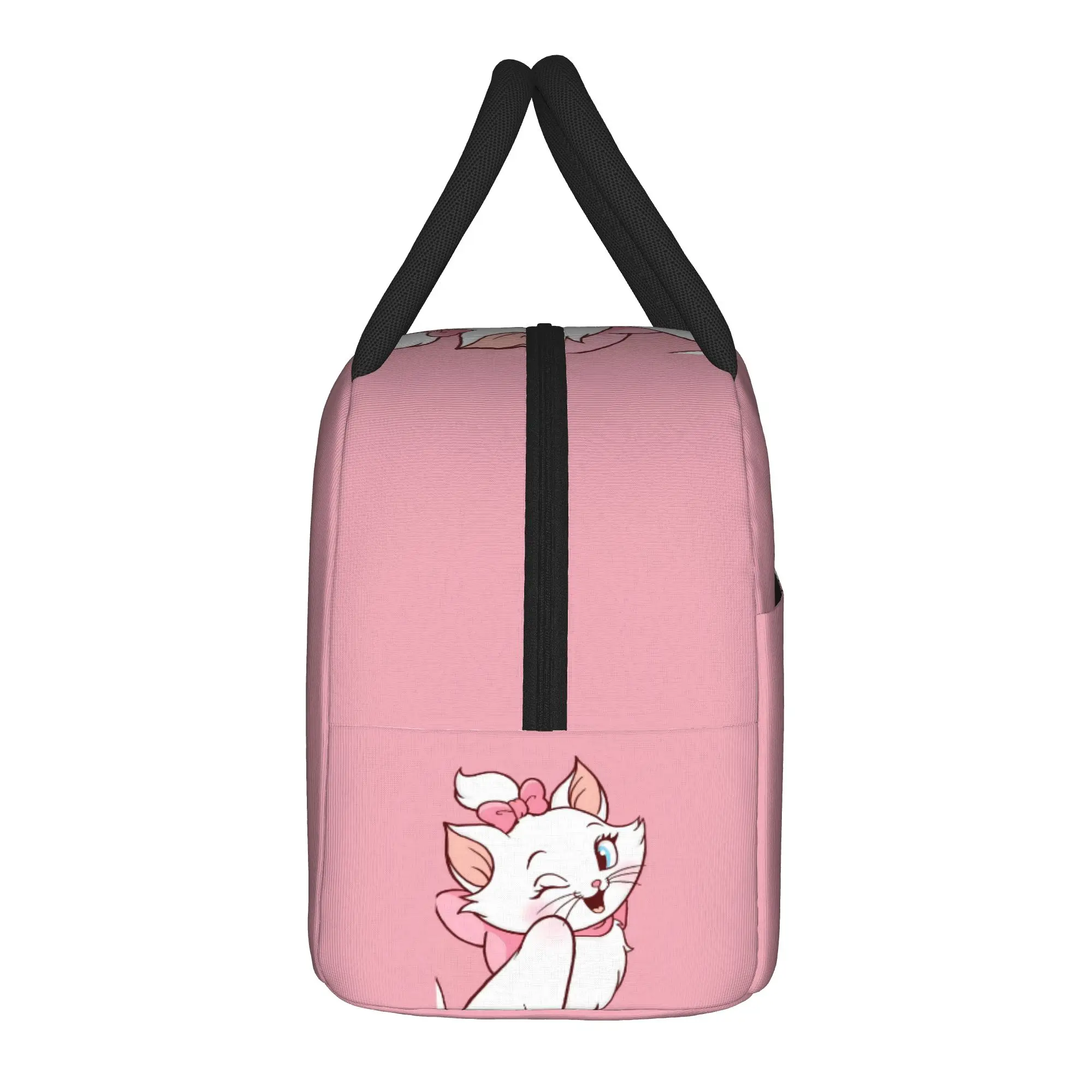 Cartoon Marie Lunch Bag For Child Graphic Lunch Box Casual Picnic Cooler Bag Portable Waterproof Tote Food Bags