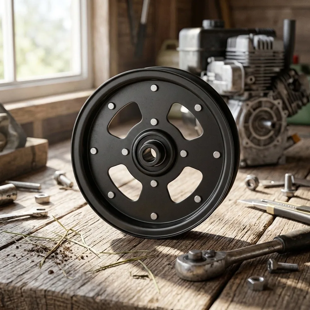 Deck Pulley Idler Pulley Replacement Part Power Tool Part Precision Engineered Design Smooth Cutting Experience