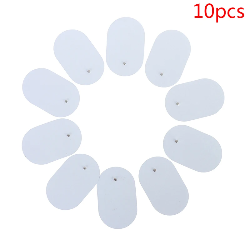 Silicone Gel Eletrodo Substituição Pads para Massageadores, Substituição, Pacote, Frete Grátis, 10Pcs