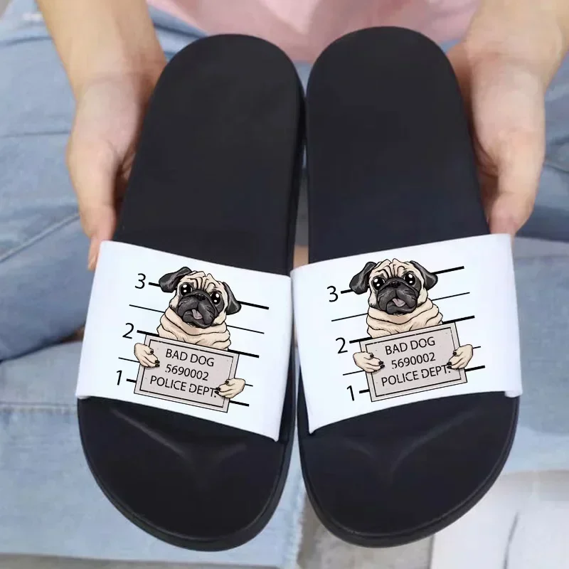 Nouvelles sandales d'été 2026 – Adorables claquettes chien Teckel pour femme, chaussures d'extérieur, sandales de maison, tongs pour homme et couple, motif dessin animé
