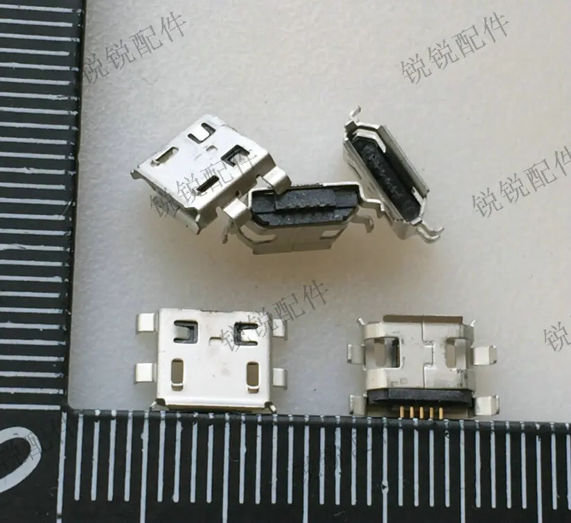 For new mobile phone USB rear charging port Female 5-pin roll port rear socket