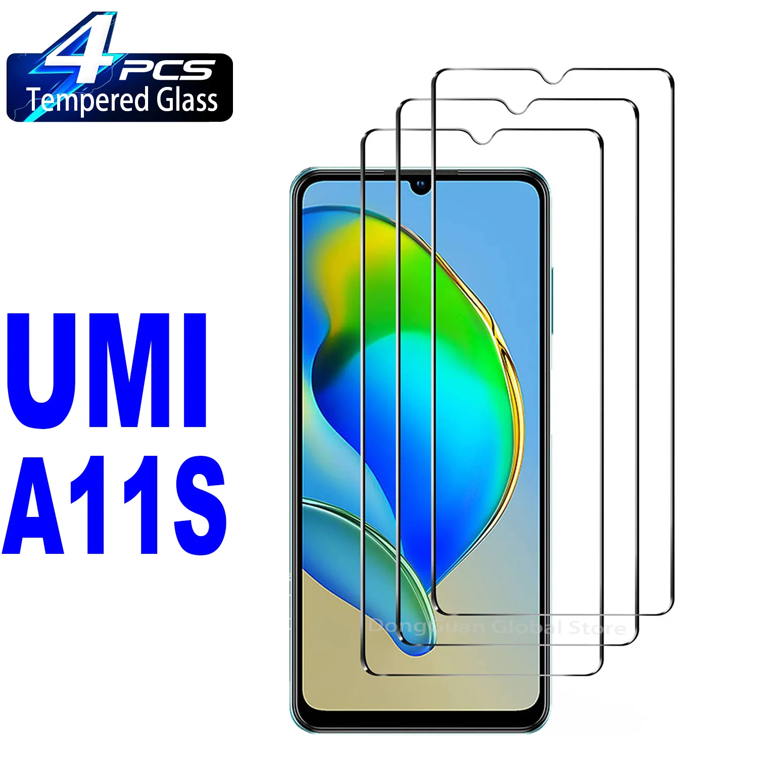 

2/4 шт. закаленное стекло для UMIDIGI A11 A11S Защитная стеклянная пленка для экрана