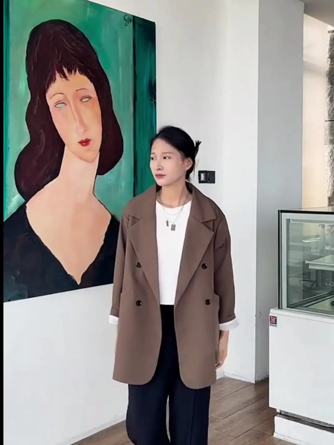 

Commute Blazer Overcoat Female Women'S Coats Festival Slim-Fitting Milk Sweet Fluorescence Euro-American Gorgeous Chinoiserie
