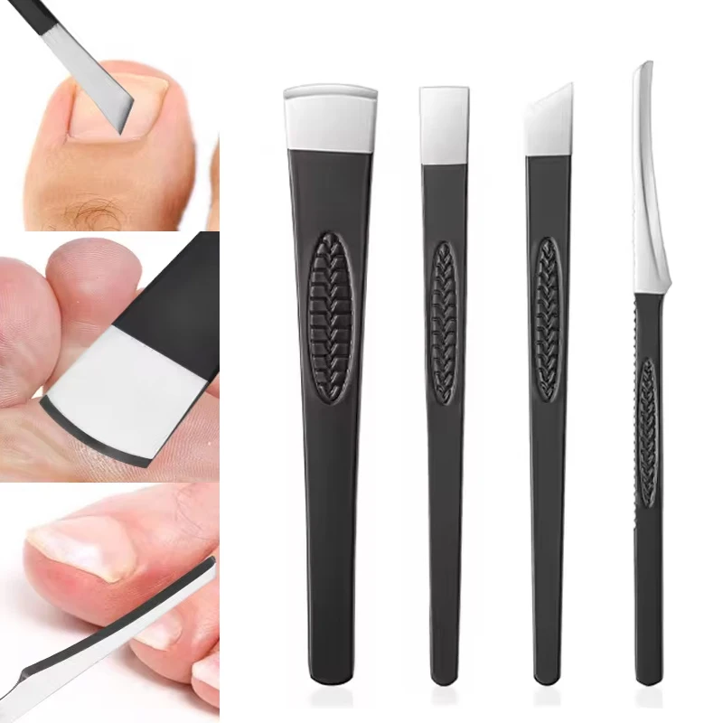 1/3/4Pcs Stainless Steel Ingrown Toenail Set Pedicure Foot Care Kit for Hard Skin Callus Removal Pedicure Callus Shaver Tools