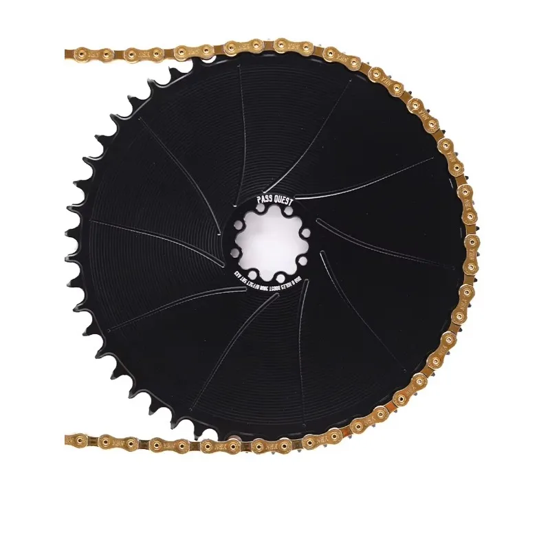 Conjunto de manivela redonda estreita e larga de aviação com 8 pinos