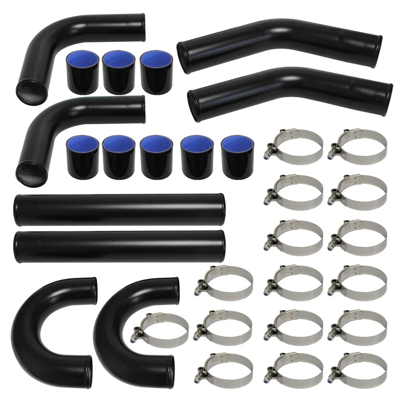 

Universal 2.75" 70mm Aluminum Turbo Intercooler Piping Pipes Clamp Coupler Kit