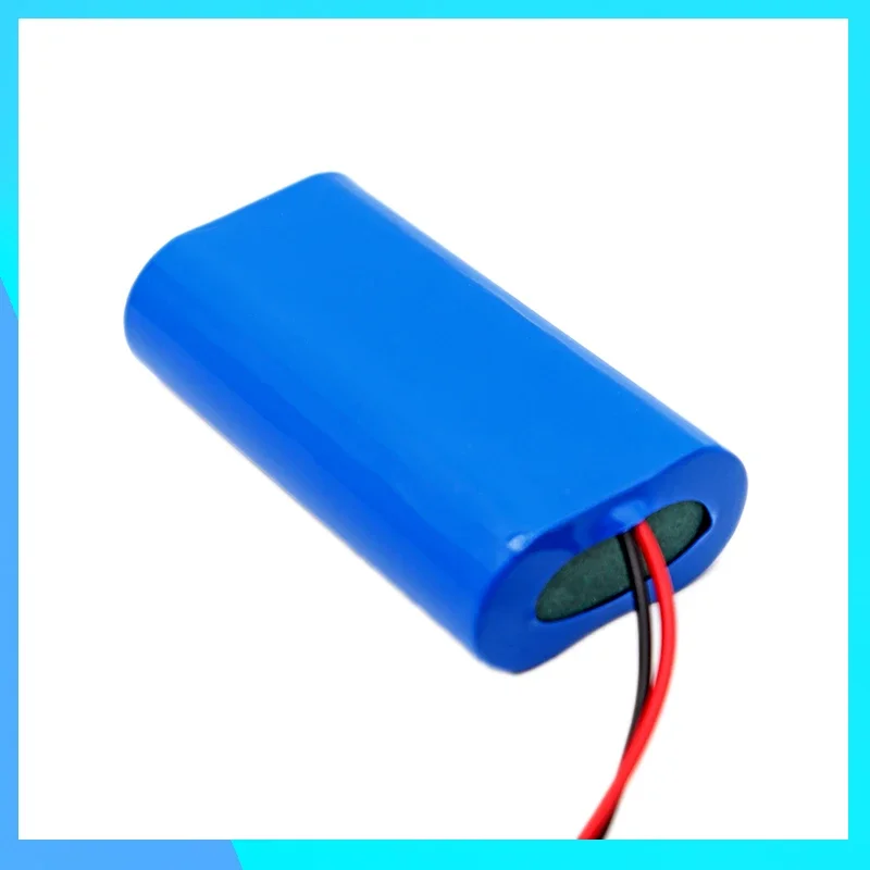 3.7V 6000mA 1S2P 18650 Li-ion Rechargeable Battery Pack with 2P Plug Built-in BMS Suitable for Small Appliances Backup Battery