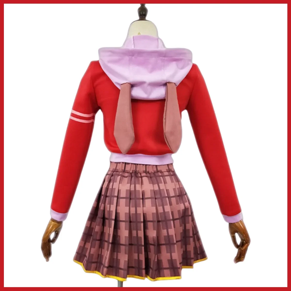 Game Astolfo Cosplay Costume Anime Fate/Apocrypha Servant Twelve Warriors Red Hooded Coat Tracksuit Wig Woman Sexy Leisure Suit - view 5