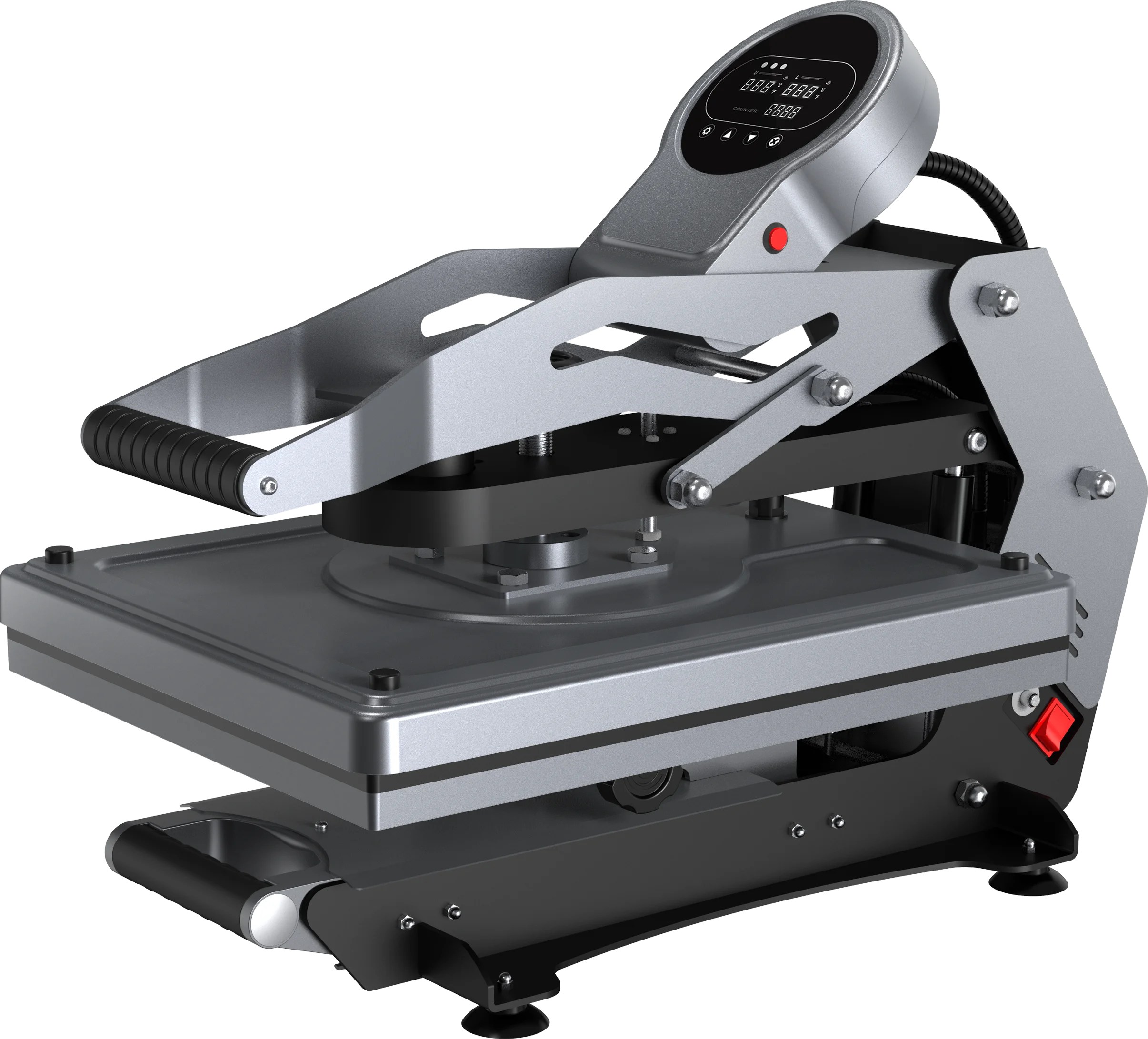 

16x20 Auto Open Heat Press Machines For T-shirt New Upgrade Non-Slip Drawer And Base